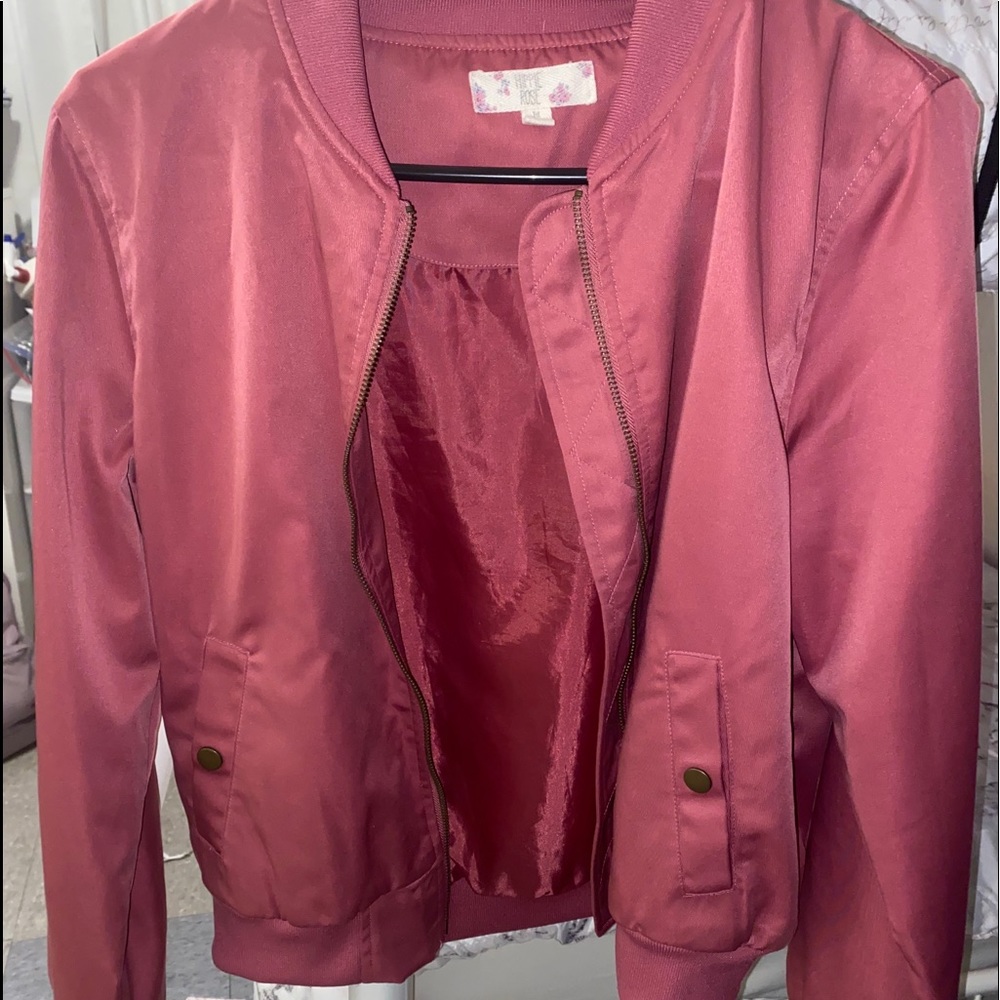 Pink Bomber Jacket